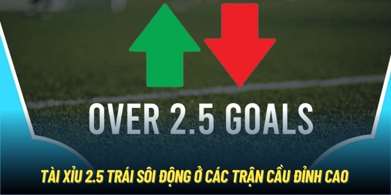 Tài Xỉu 2.5 trái sôi động ở các trận cầu đỉnh cao